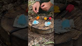 Survival Skills Universal Fire Starter for Camping survival camping lifehacks [upl. by Maddi]