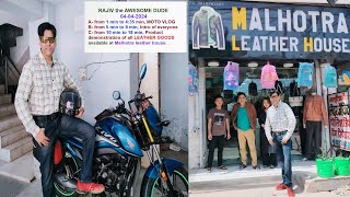 MOTO VLOG on 04042024 from my house Janakpuri B1 towards Jeevan Park area at Malhotra leather shop [upl. by Horton]