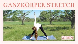 Yoga Ganzkörper Stretch  Den ganzen Körper dehnen  20 Minuten [upl. by Byrom]