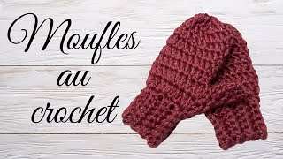 Comment faire des moufles au crochet tuto facile et rapide en pas à pas [upl. by Lesig]