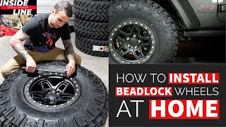 How I Install Beadlock Wheels beadlocks truck jeep [upl. by Lenard]