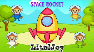 Space Adventure Begins Rocket is Ready  LitalJoy Official [upl. by Akinna]