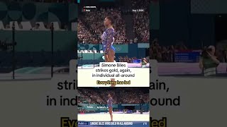 Simone Biles strikes gold again in individual allaround [upl. by Westney]