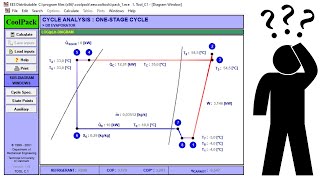 Leçon n°89 Tracer le cycle frigorifique avec COOLPACK [upl. by Fasto751]