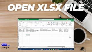 How to Open XLSX File [upl. by Ahsiral]