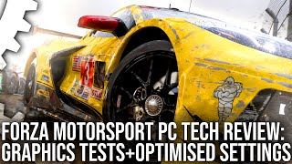 Forza Motorsport  PC Tech Review  Graphics BreakdownOptimised SettingsSeries X Settings [upl. by Leila]