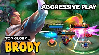 Brody Best Build 2024  Brody Top Global Gameplay  Mobile Legends [upl. by Eada]