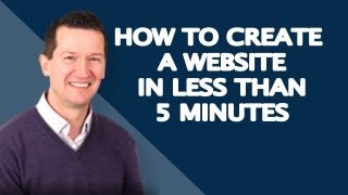 How To Create a Website in less than 5 minutes [upl. by Akela265]