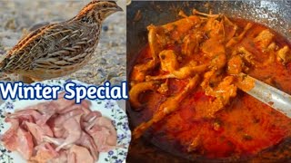 ठंडी के मौसम में तीतर खाने का अपना ही मजा है  Teetar Curry Recipe  Bater Recipe  Quail Recipe [upl. by Ivad586]