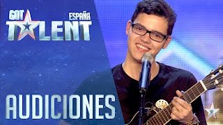 Jesús escuchó su guitalele y se convertió en su mayor fan  Audiciones 4  Got Talent España 2016 [upl. by Arbe30]