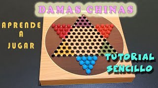 ¿Cómo jugar Damas Chinas Te lo enseñamos a detalle tutorial fácil y sencillo [upl. by Nairb440]