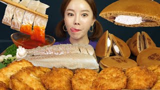 Mukbang ASMR 제주의 향기🌟물씬 광어회와 몰랑몰랑한 찰보리빵 먹방 Flatfish Sashimi amp Chalbori bread Realsound Ssoyoung [upl. by Ozkum]