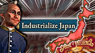 EARLY INDUSTRIALIZING JAPAN by PLAYING TALL in Victoria 3 17 [upl. by Delfine]