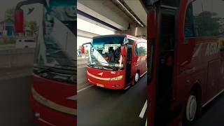 Agra mas di KM 23 menuju arah Cikampek huntingbus agramas busmania bismaniacomunity [upl. by Nurat]