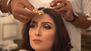 Dessange Pakistan  Bridal Makeup looks dear Ayeza Khan [upl. by Ecirtap]