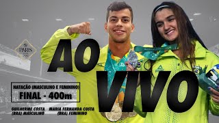 AO VIVO FINAL DOS 400m INDIVIDUAL  NATAÇÃO  OLIMPÍADAS 2024 olimpiadas2024 aovivo AO VIVO [upl. by Yrreb]