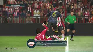 Pes 19 Master League  First EL turn 2nd leg  PSV vs Manchester United [upl. by Colet84]