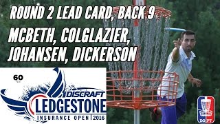 2016 Ledgestone Open Round 2 Lead Card Back 9 McBeth Colglazier Johansen Dickerson [upl. by Dnalel]