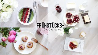 4 FRÜHSTÜCKSIDEEN  einfach gesund amp lecker [upl. by Roumell798]