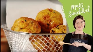 Como fazer BOLINHO DE BACALHAU Low Carb [upl. by Awad566]