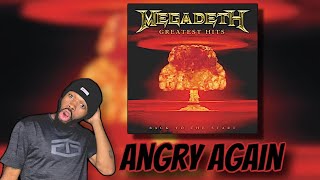 “First reaction to thrash metal” Megadeth  Angry again  from the jump this is fire [upl. by Bruno]