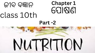 Class 10th science chapter 1NUTRITION Part2 [upl. by Engracia]