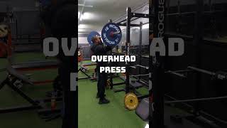 Barbell Overhead Press barbellpress shoulderworkout subscribe demonstrate shorts bigshoulder [upl. by Eyr]