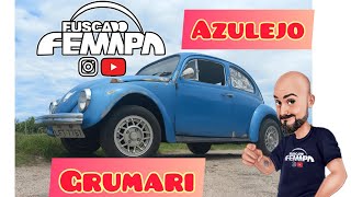 Fusca Azulejo em Grumari [upl. by Alla]