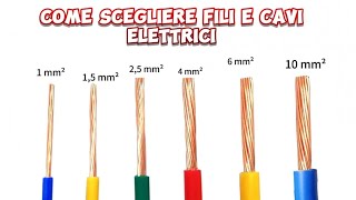 come scegliere fili e cavi elettrici Elettricando [upl. by Burger]