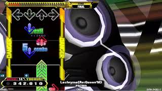 【DDR】Lachryma《Re：QueenM》踊（DIFFICULT）初クリア赤3～4本 [upl. by Ilram]