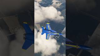 F18 Blue Angel Above The Clouds [upl. by Ansilme]