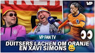 DUITSERS NIET ONDER INDRUK van ORANJE EN XAVI SIMONS XAVI WIE 👀 [upl. by Oryaj658]