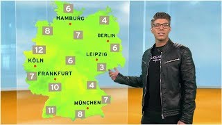 DSDS 2019 Kandidat Davin Herbrüggen wird zum Wetterfrosch bei Guten Morgen Deutschland [upl. by Ytiak]