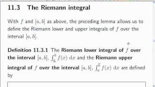 Lecture 21 Math Analysis  An introduction to Riemann integration [upl. by Rebmyk]