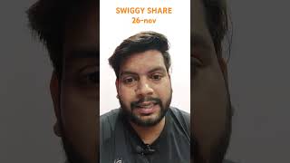 Swiggy share news today shorts stockmarket swiggy trading [upl. by Enoved]