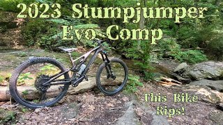 Specialized Stumpjumper Evo Comp 2023  Overview and Ride [upl. by Gelhar249]