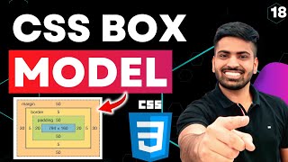 CSS Course  CSS Box Model  div boxsizing margin padding  Web Development Course Tutorial 18 [upl. by Oirottiv]