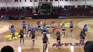 2024 Homecoming basketball players and cheerleaders dance [upl. by Weide]