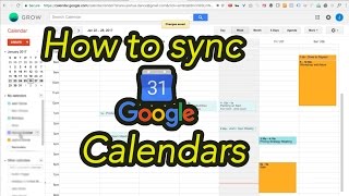 How to Sync Two Google Calendars [upl. by Ayortal746]