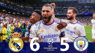 Real Madrid vs Manchester City 65 Highlights amp Goals  INSANE COMEBACK  UCL 2022 [upl. by Heall]