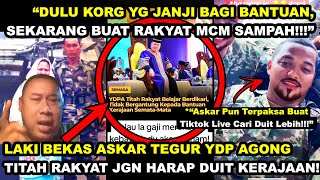 BEKAS ASK4R TEGUR AG0NG TITAH RAKYAT JGN HARAP DUIT KERAJAAN quotDULU JANJI SKRG BUAT KITA MCM SAMPAHquot [upl. by Katherine104]