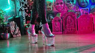 ASMR  PLEASER HEELS REVERB WALKING TAPPING NO TALKING [upl. by Nared949]