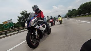 Bad Girls Throttle Ride to Tapah Capati Corner 2142019 VIDEO [upl. by Ymmot]