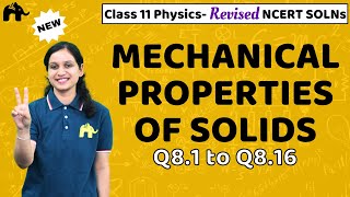 Mechanical Properties of Solids Class 11 Physics Revised NCERT Solutions  Chapter 8 Question 116 [upl. by Bean198]