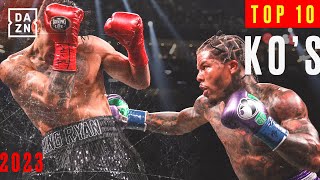 Did Gervonta Davis Or Anthony Joshua Deliver The KO Of 2023  DAZNs Top 10 Knockouts [upl. by Corsetti560]