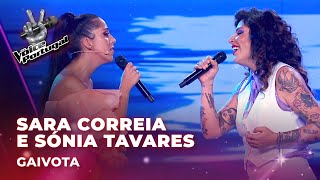 Sara Correia e Sónia Tavares  quotGaivotaquot  Provas Cegas  The Voice Portugal 2023 [upl. by Naeerb]