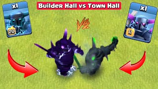 Builder Hall Troops vs Town Hall Troops  Clash of Clans [upl. by Enilav293]