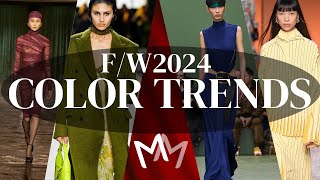 Fashion Color trends report for Fall 2024 and Winter 2025 [upl. by Tecu]