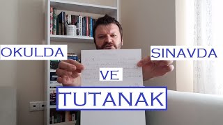 Okulda ve Sınavlarda TUTANAK [upl. by Orvas]