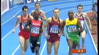 Wilfred Bungei vence en 800 Cto Mundial indoor Moscú 2006 [upl. by Grosvenor]